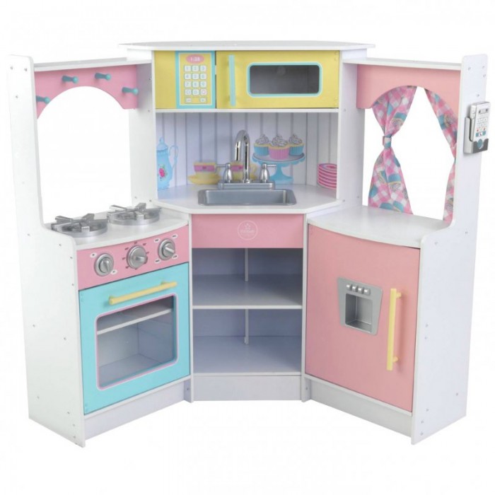 Bucatarie de joaca Deluxe Corner Kidkraft